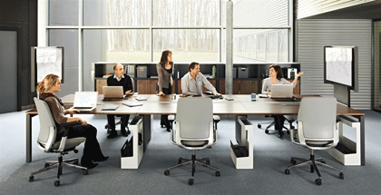 Technology integrated office furniture - Architecture Magazine